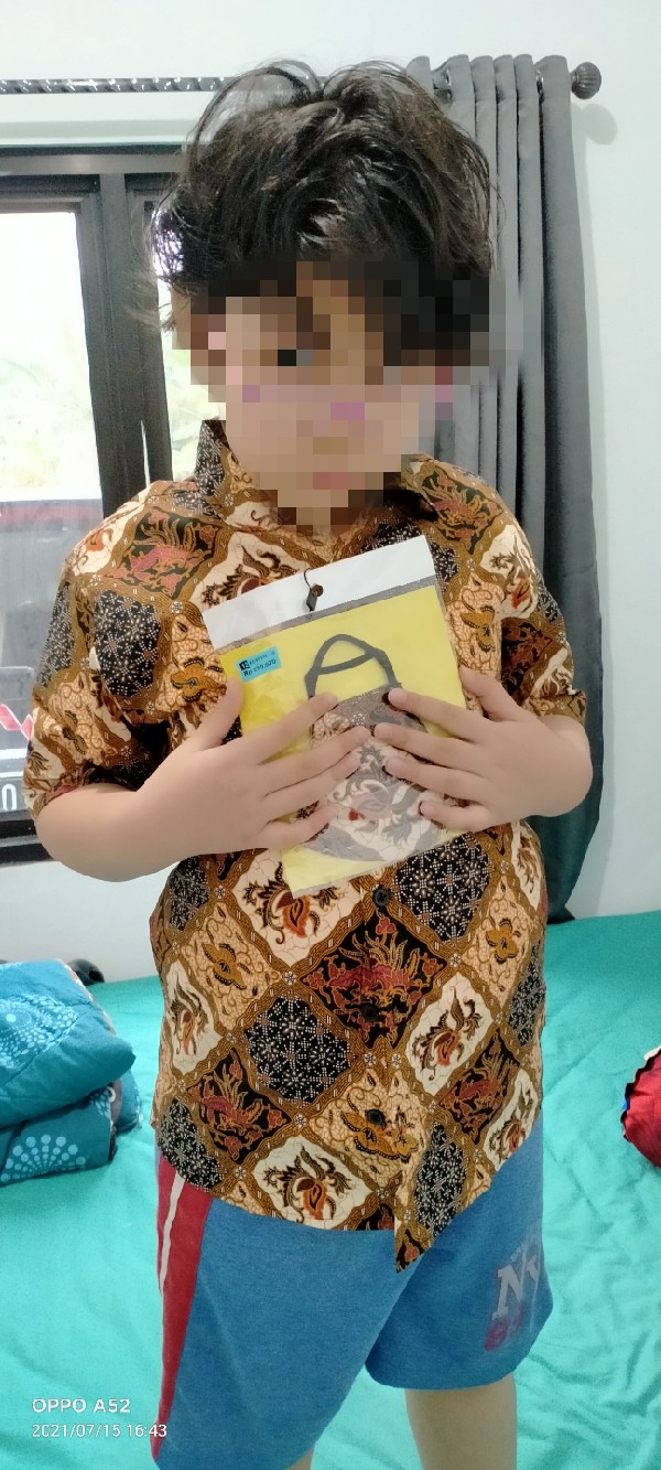 Pingu 93100315 Mi - Kemeja Batik Anak Laki-laki Lengan Pendek