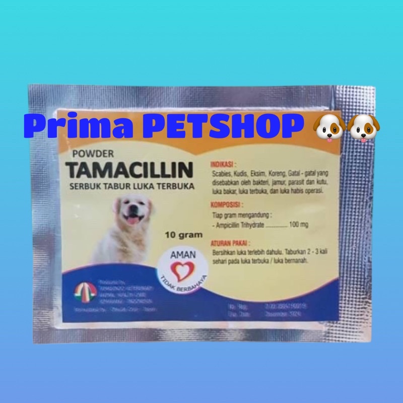 TAMACILLIN DOG OBAT LUKA TERBUKA PADA ANJING