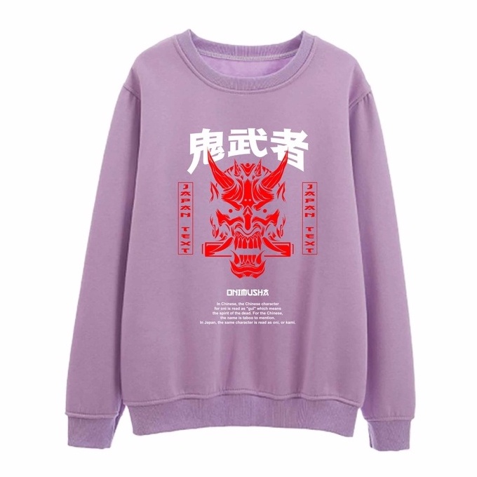 Sweater Pria Onimusha Crewneck Pria M - XXL