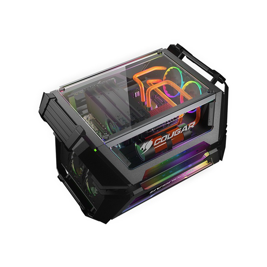 Cougar Casing PC Gaming GEMINI X RGB Aluminium DUAL TOWER PC Case