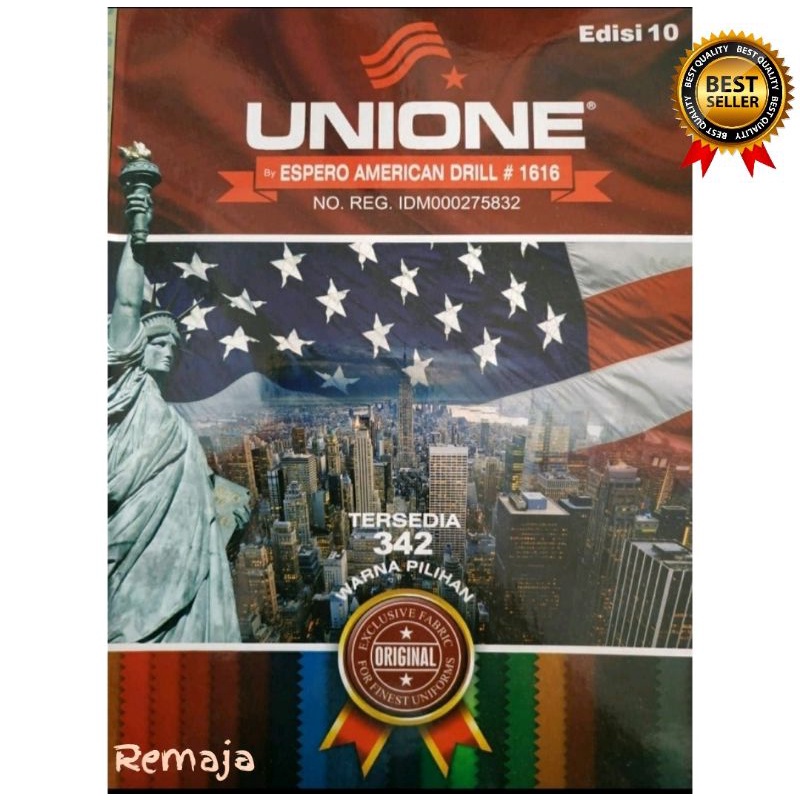 (TERMURAH) Original Kain Drill Unione 1 Roll Drill Japan Bahan baju OK baju Perawat (KHUSUS PEMBELIA