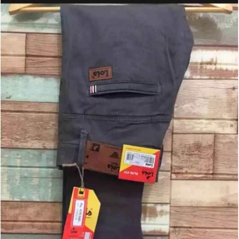 promo terbaru celana panjang chino lois pria terbaru/chino lois pria premium