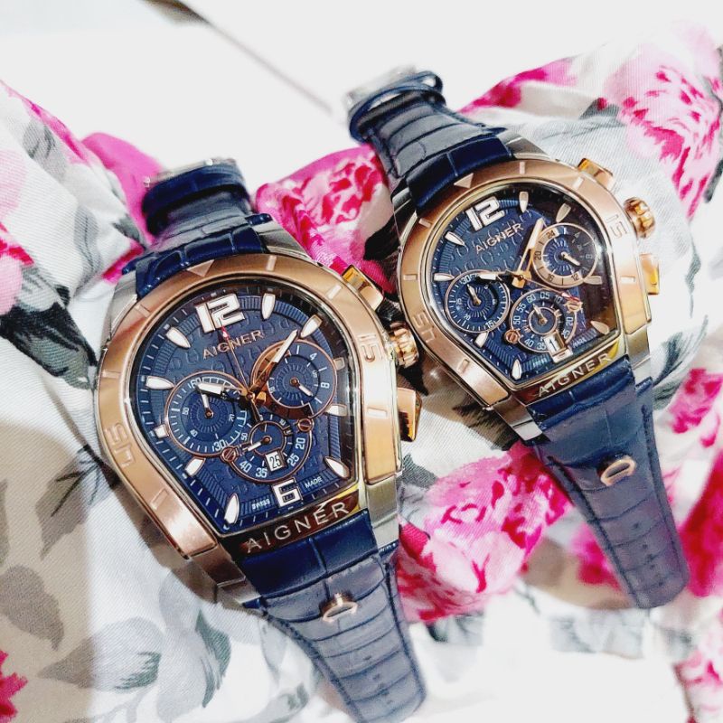 Aigner Palermo Original A58500 Navy Leather