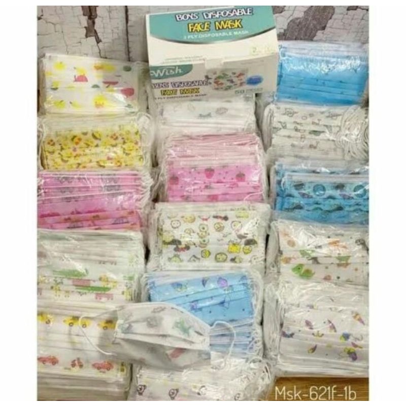 Masker anak anak isi 50 pcs