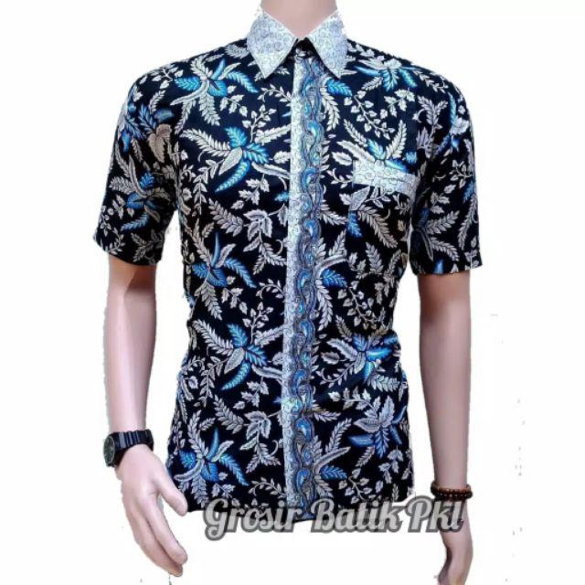 Super Big Sale 12.12 Promo Kemeja Batik Pria Original Ready M L Xl Xxl Seragam