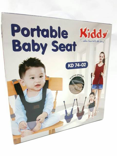 Kiddy Portable Baby Seat KD 74-02  Alat Bantu Jalan Bayi . Training Walk Baby 7402 s1