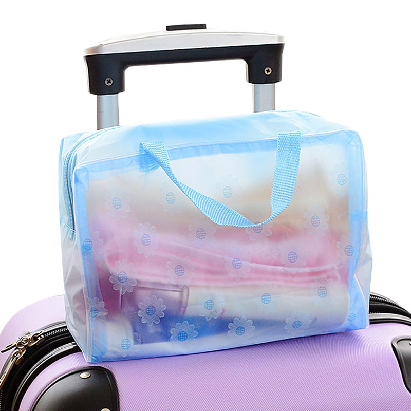 GO! KO684 Tempat Make Up Tas kosmetik Anti Air Bahan PVC Cosmetic Organizer Travel Bag