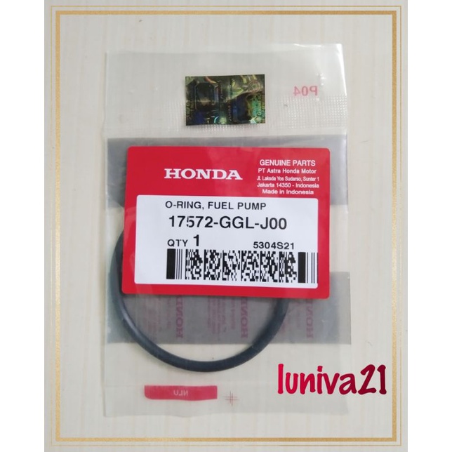 O-Ring Fuel Pump Beat Vario Scoopy Original Honda