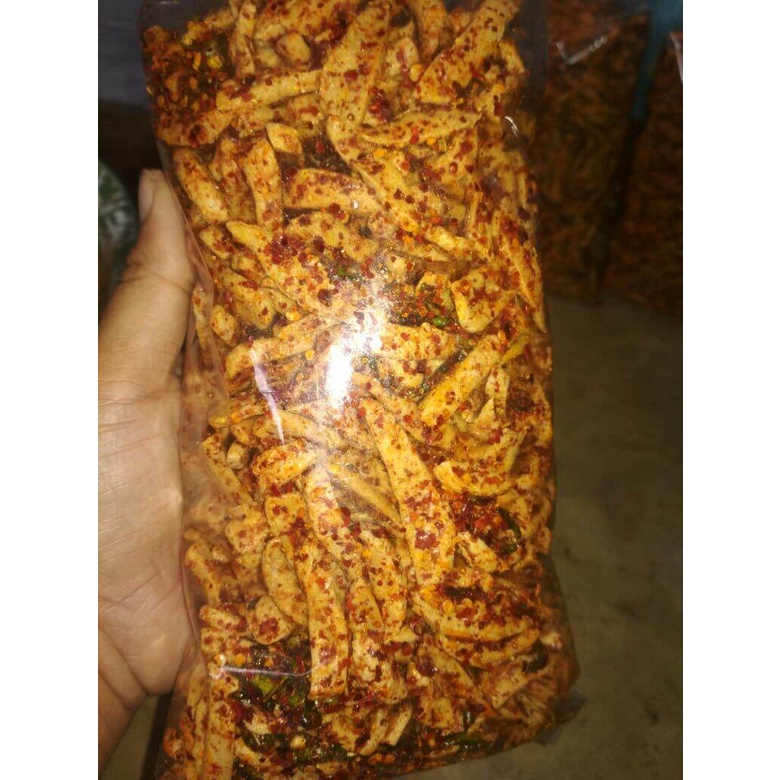 

basreng pedas baso goreng stik extra daun jeruk 500gram
