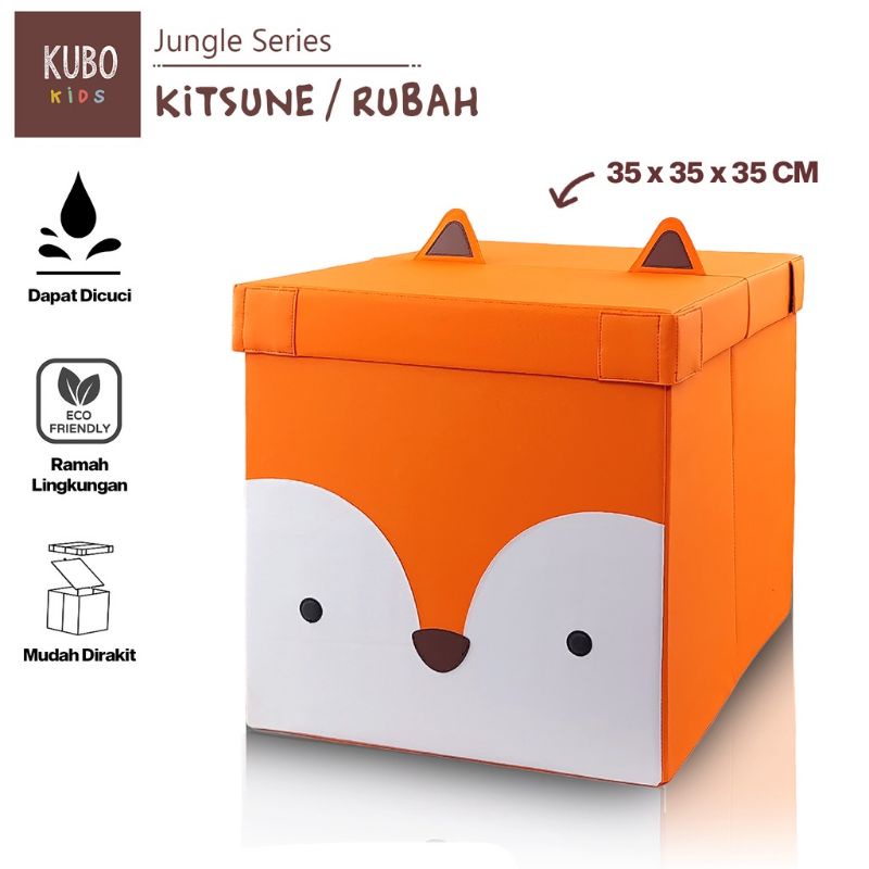Kotak Penyimpanan KUBO KIDS 35 x 35 x 35 cm