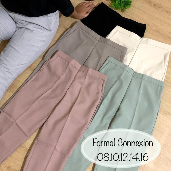 ㊋ Connexion Celana Connexion Wanita Celana Formal Wanita Celana Connexion NEW ARRIVAL 3397 ✯