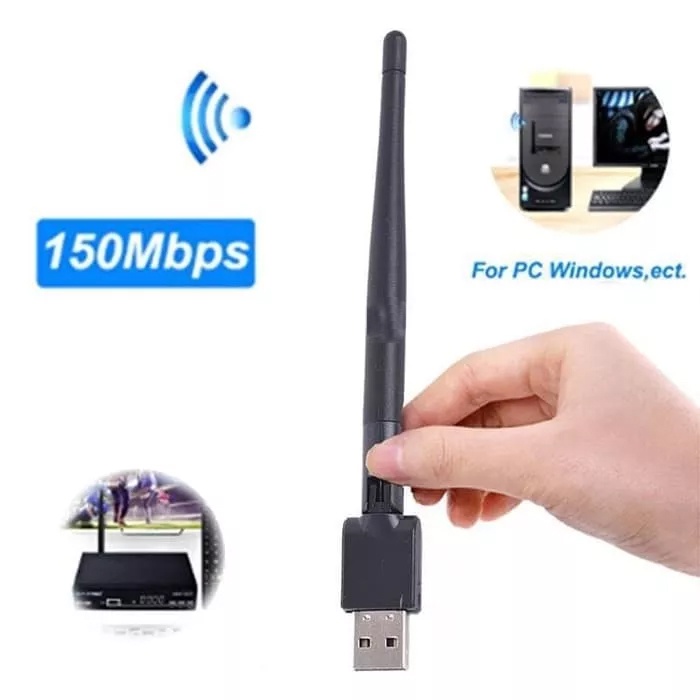 Matrix USB Dongle Wireless WIFI Receiver USB Adapter 802.11N 150Mbps Antenna Portable