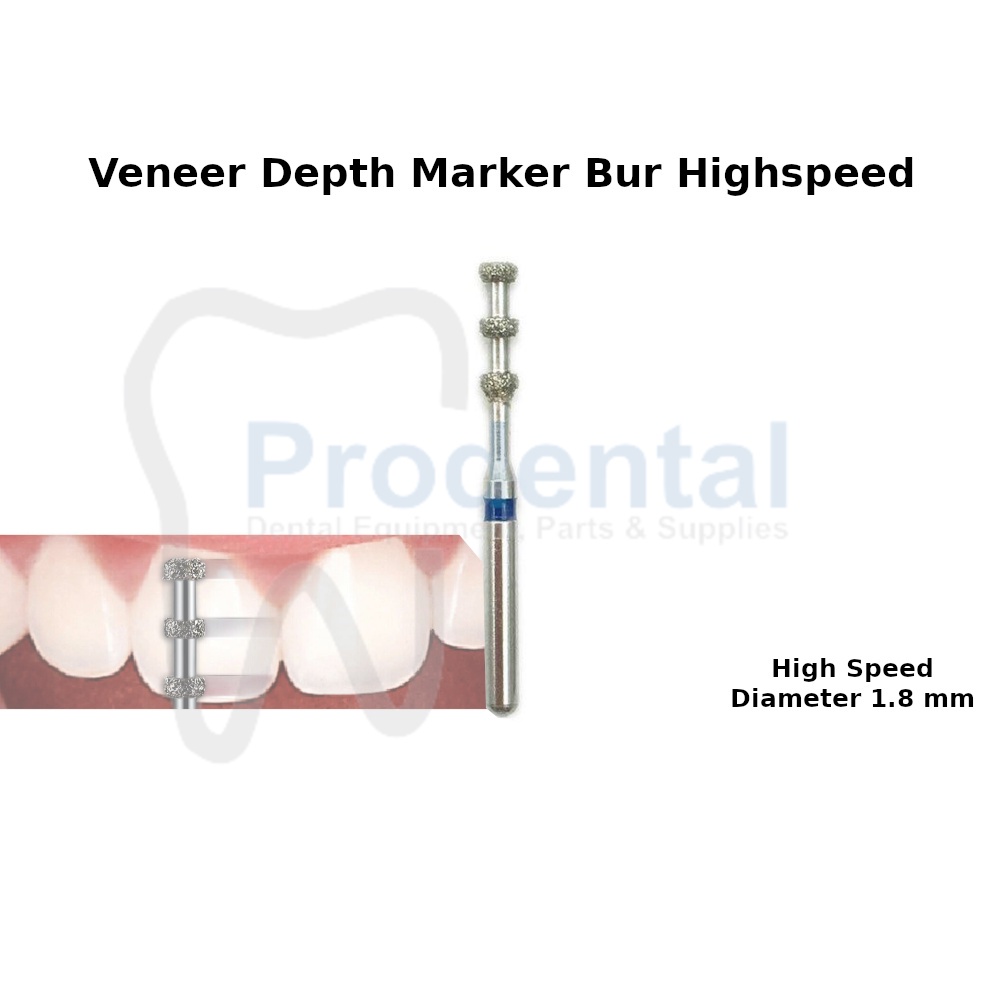 Bur gigi veneer depth marker / preparation deep marker bur high speed