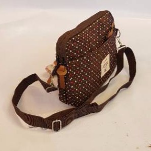 Tas selempang cewe crem Tas Bahu Tas Totebag Korduroi