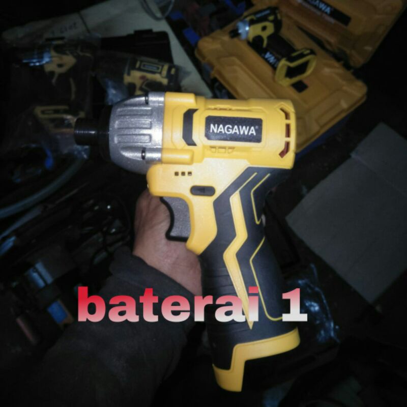 nagawa impact driver 16v kecil paket hemat baterai 1