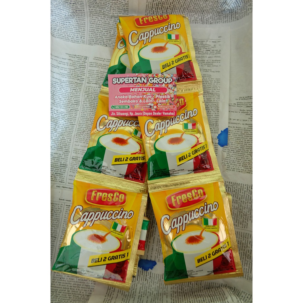 

FRESCO CAPPUCINO 25 GRAM @15 PCS