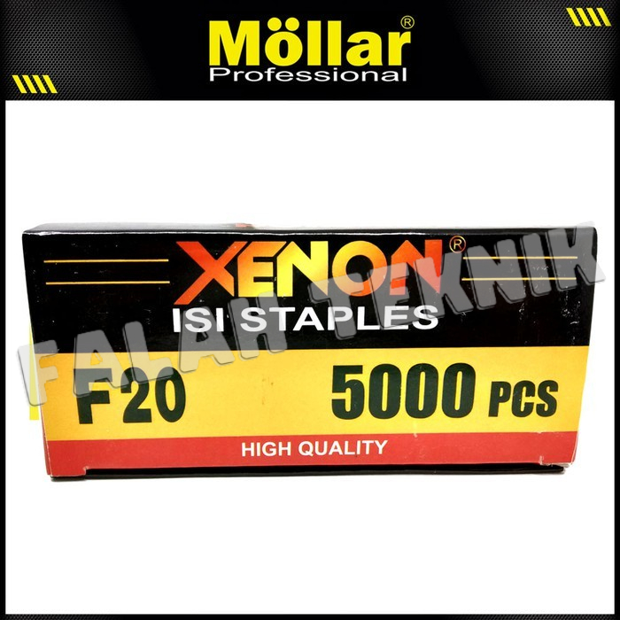 

Baru Xenon Isi Staples F20 Refill Paku Tembak Air Nailer