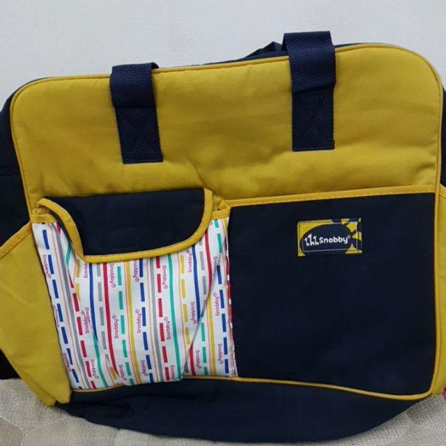 Snobby Tas Bayi Besar Double saku Line Series TPT1671
