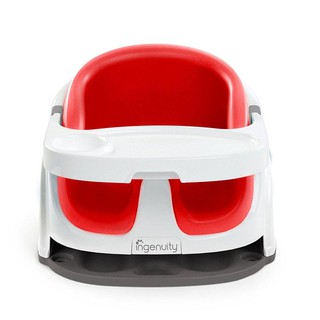  Ingenuity  Baby Base 2 in 1 Poppy Red Booster Seat 