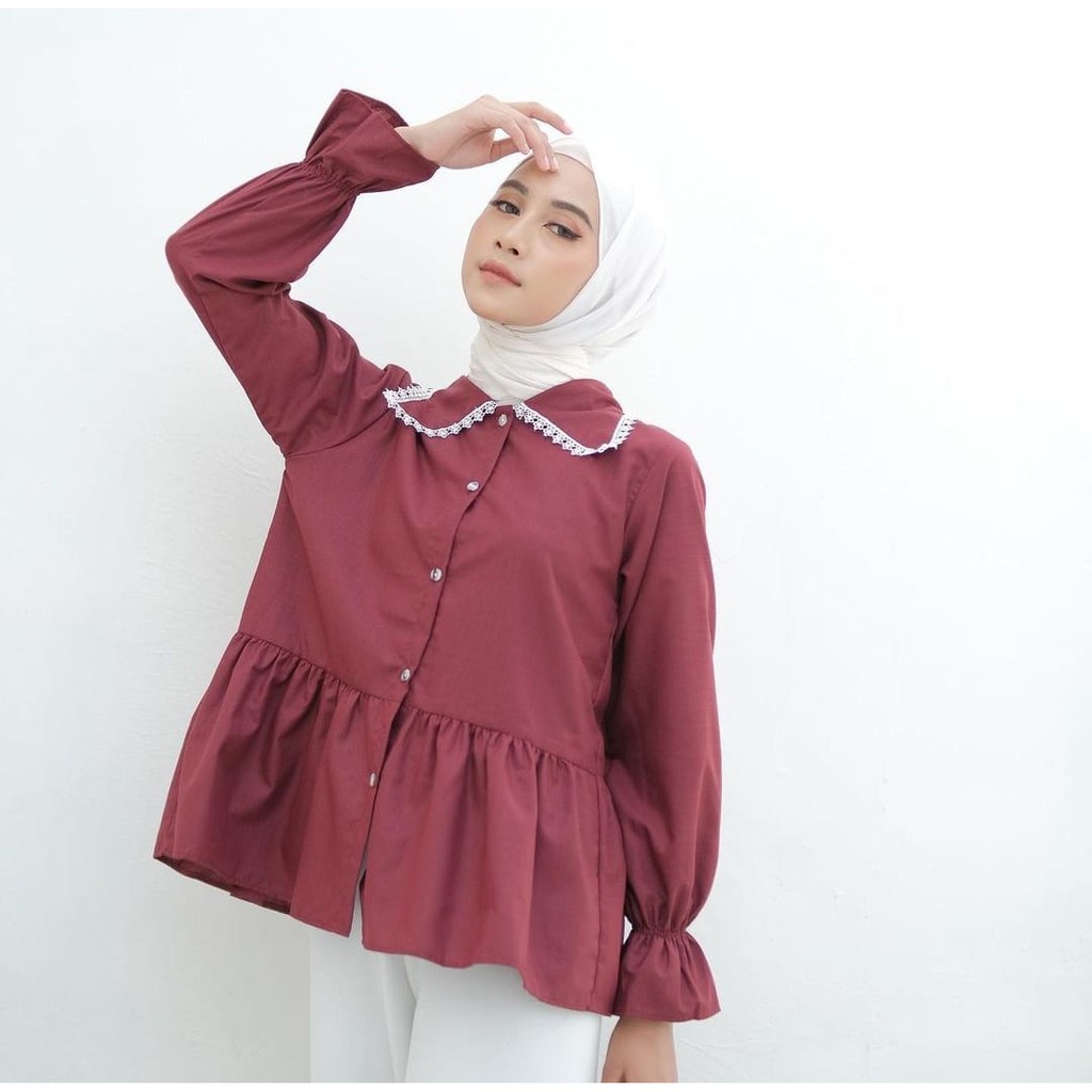 OVILA KEMEJA BLOUSE PREMIUM