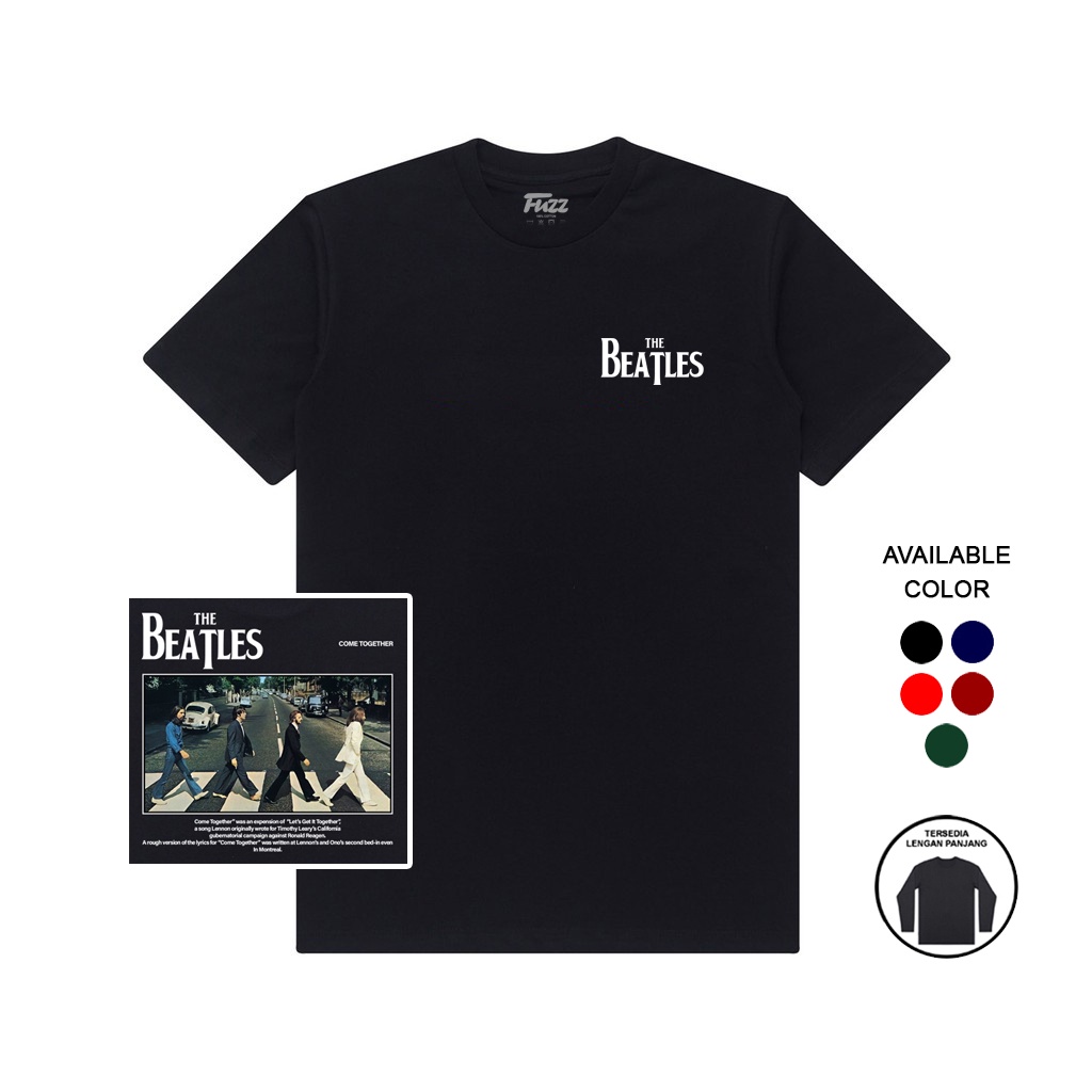 KAOS BAND | KAOS THE BEATLES | T SHIRT BAJU MUSIK ROCK PRIA WANITA OVERSIZE ORIGINAL