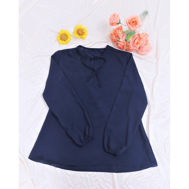 AILEN TUNIK || Atasan wanita || fashion muslim wanita || Terbaru [ Kancing aktif]