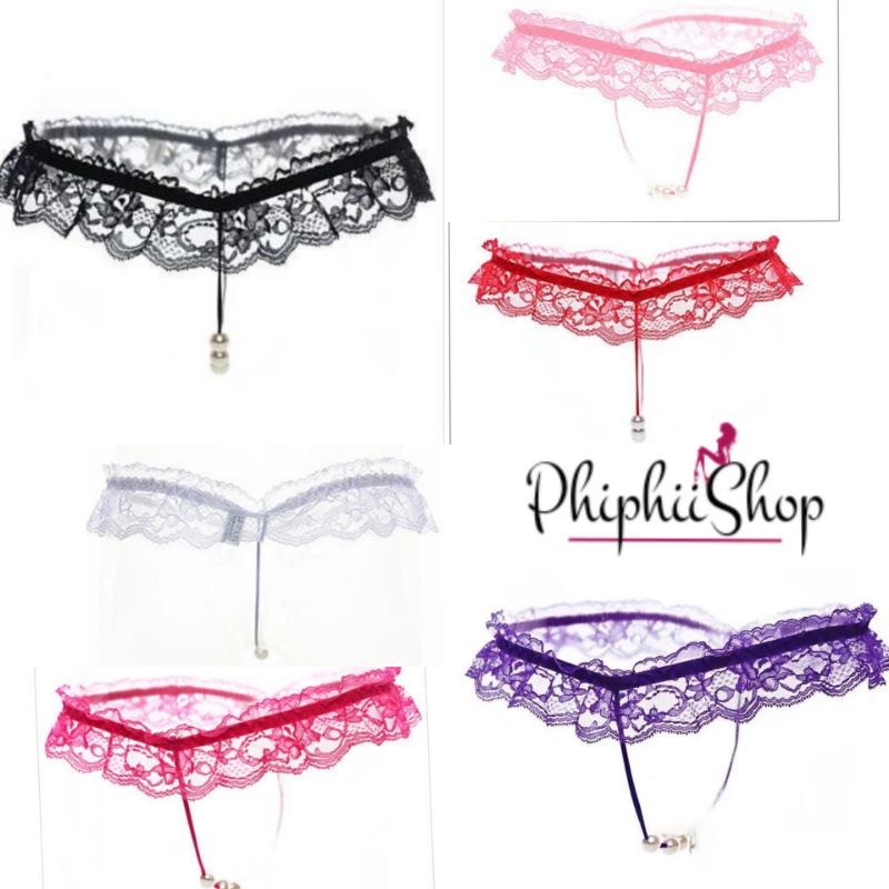 Celana Dalam Wanita Sexy Mutiara Pearl G-String Lingerie