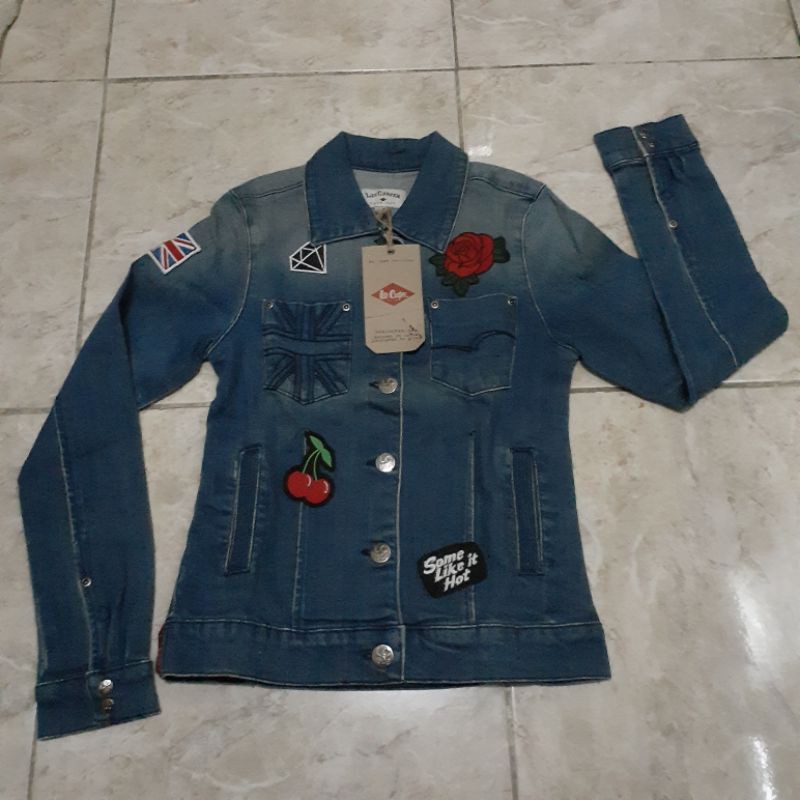 jaket jeans bordir lee cooper size M