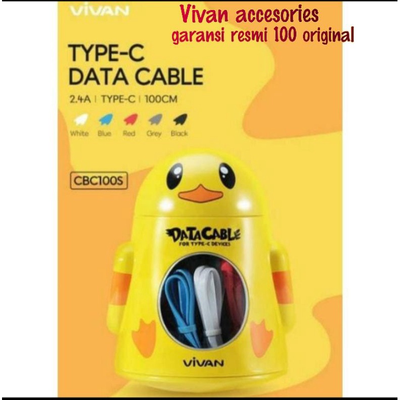 Vivan CBC100S Type-C 1M.Cable data-New vivan CBC100S USB-C