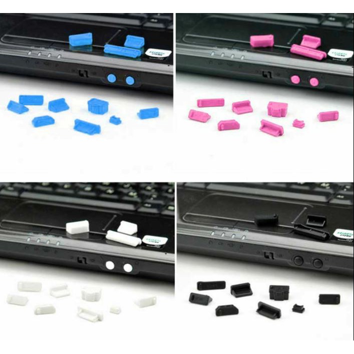 Karet Penutup Port Laptop Universal Dust Plug Untuk Laptop Anti Debu Penutup Port Laptop Anti Debu