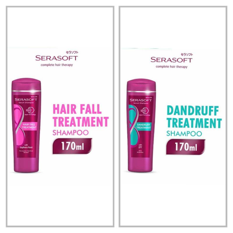 Shampoo Serasoft Anti Ketombe & Perawatan Rambut Rontok 170ml/ Murah & Hemat