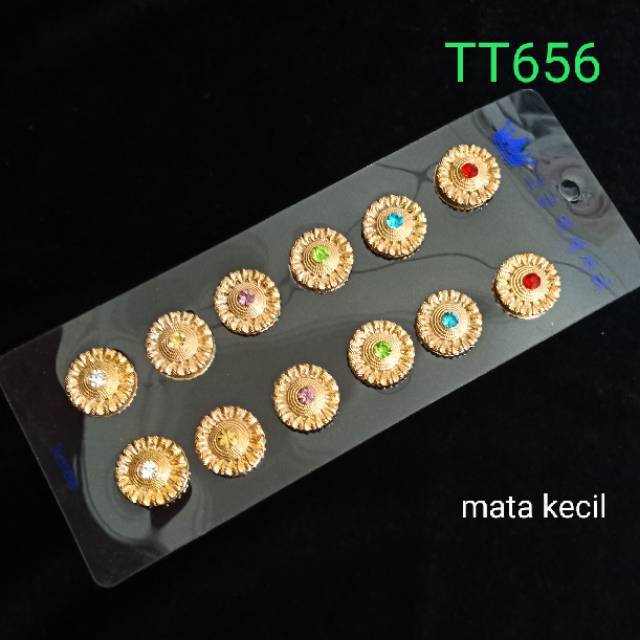 chandrasurya Bros Magnet Mutiara Mata Kaca Hijab Aksesoris Wanita Muslim-2
