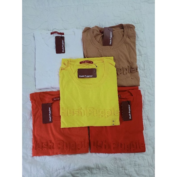 Kaos Hush Puppies Embos||Motif timbul Hush Puppies