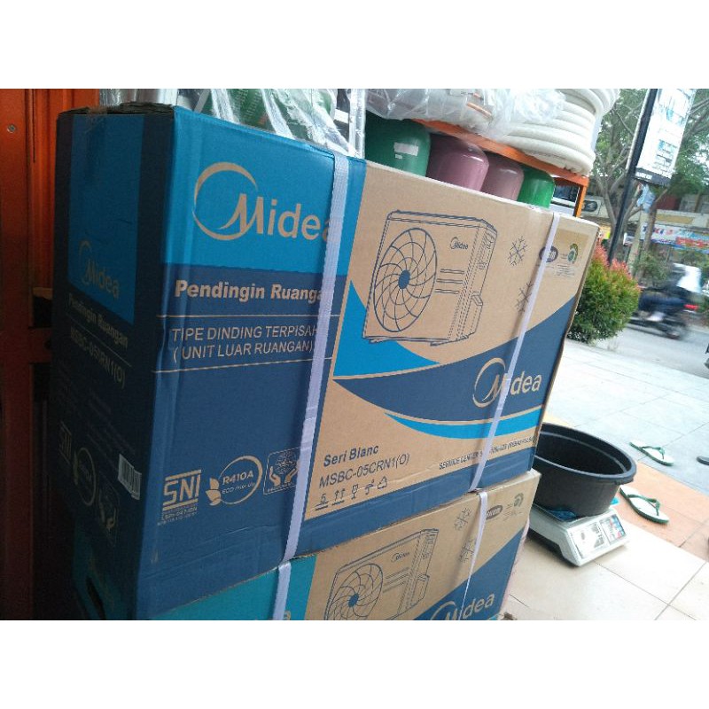 Outdor Ac Midea 1/2pk - Jual keteng Unit Outdor