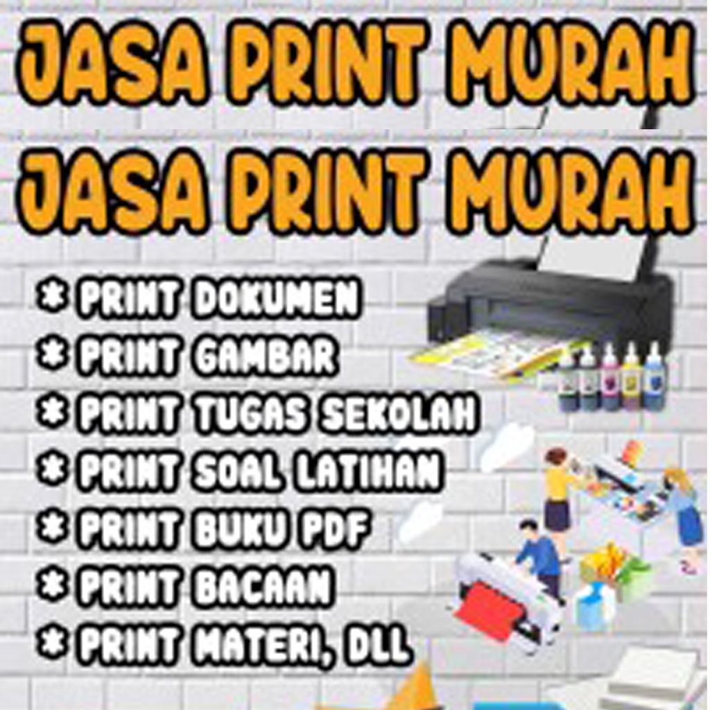 

JASA CETAK / PRINT WARNA / HITAM PUTIH