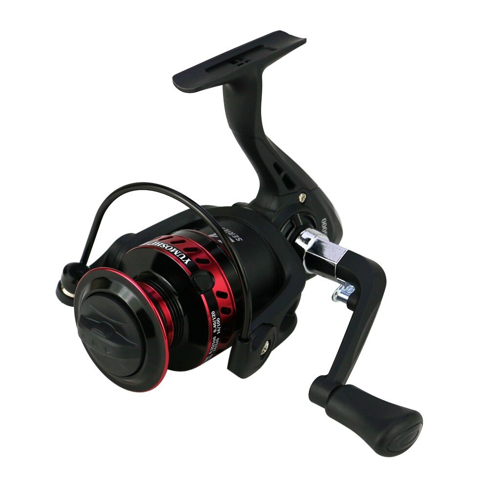 YUMOSHI LS4000/LS5000 Reel Pancing Fishing Reel 14 Ball Bearing 5.2:1 - Black