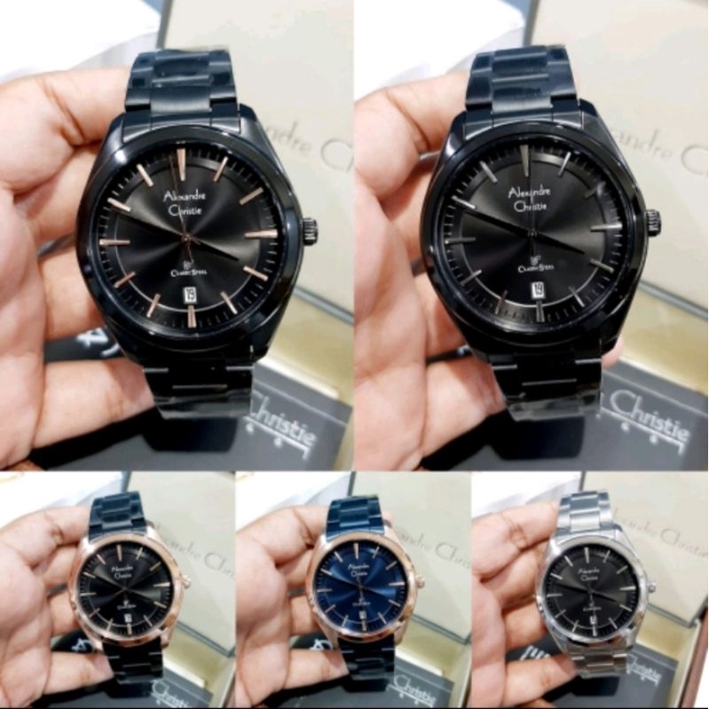 Original Alexandre christie jam tangan pria ac8654/ac 8654/ 8654