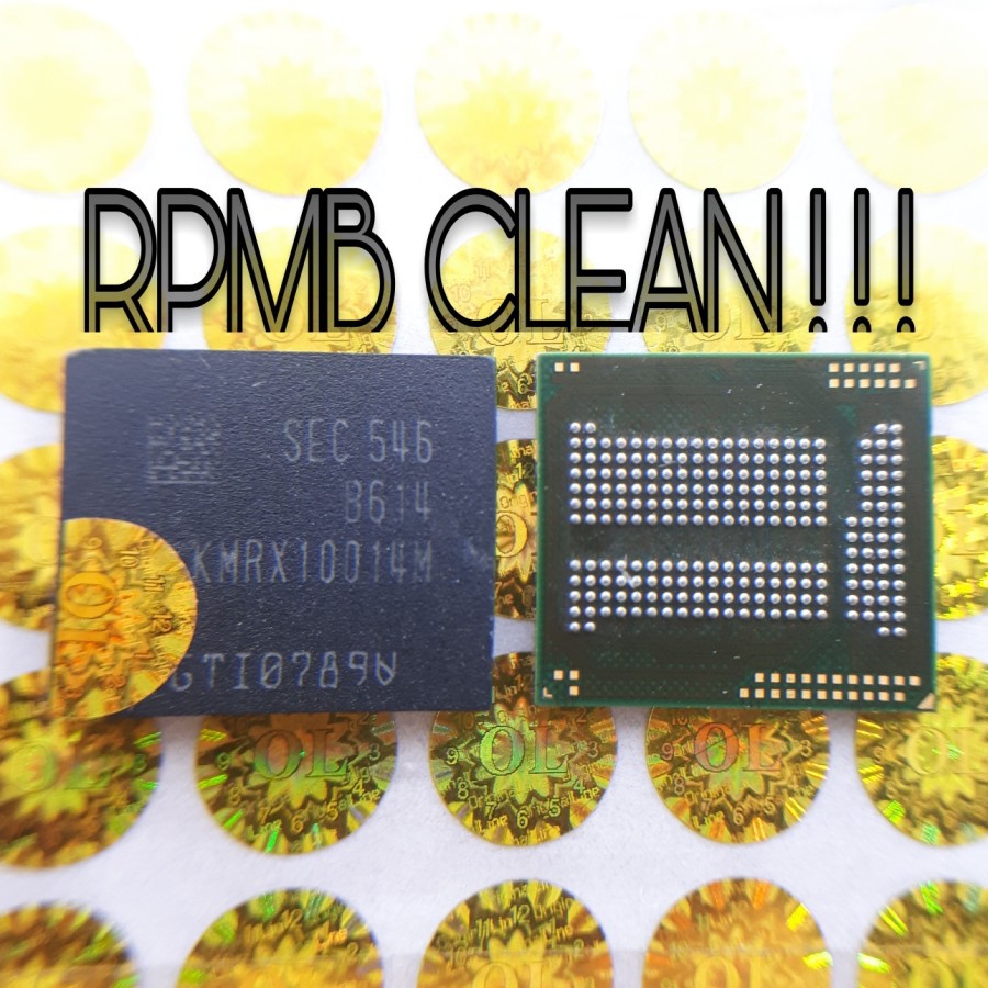 IC EMMC KMRX10014M - B614 BGA 221 RAM 3 / 32 / RPMB CLEAN ORI NEW / BARU