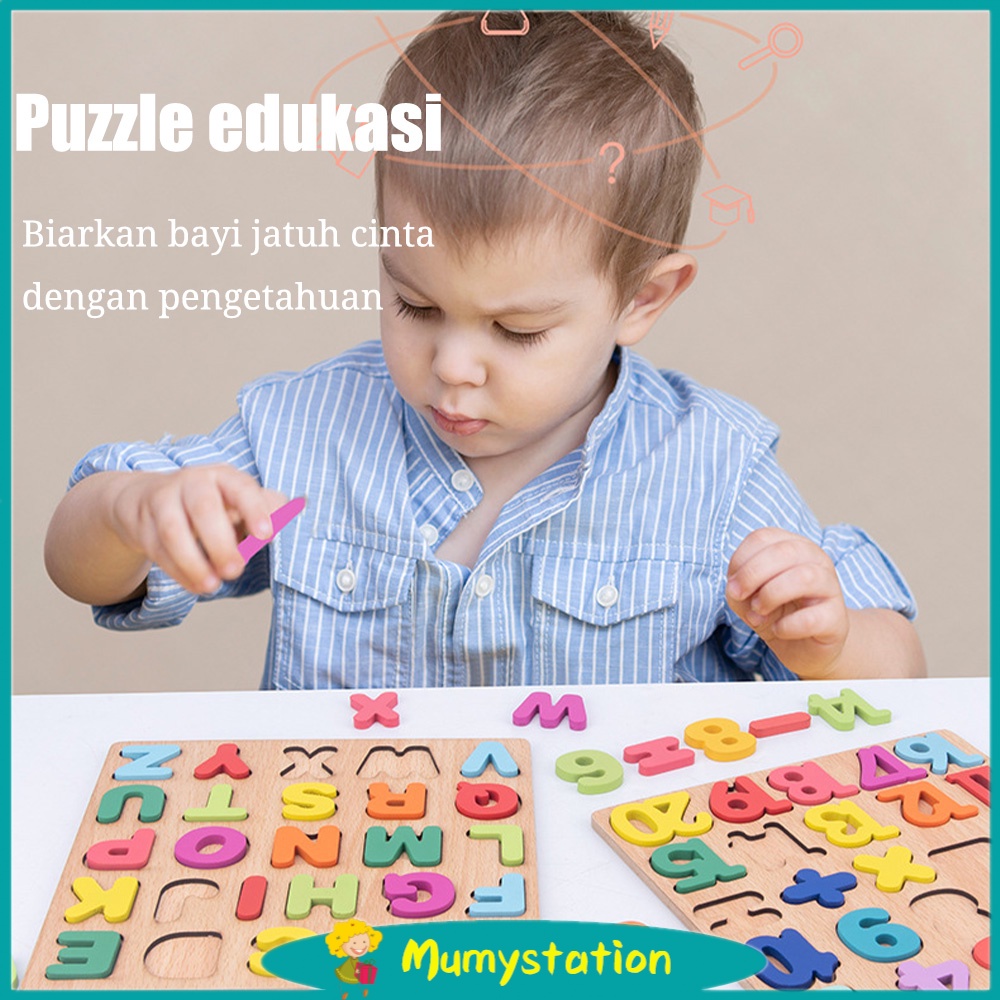 Mumystation Mainan anak jigsaw wooden toys puzzle kayu