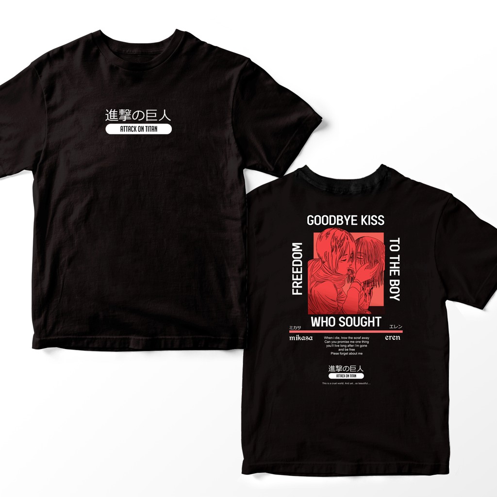 KAOS ANIME DITSRO URBAN STREETWEAR ATTACK ON TITAN EREN KAOS ANIME DITSRO URBAN STREETWEAR ATTACK ON TITAN EREN