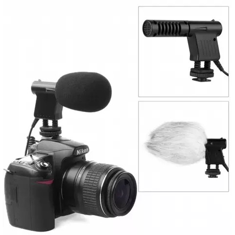 Boya BY-VM01 Mini Directional Video Condenser Microphone For DSLR Cameras Camcorders