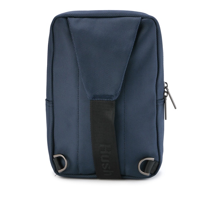 TAS SELEMPANG DADA/BADAN PRIA HUSH PUPPIES SLING CHEST/BODY/BAG ORIGINAL BIRU NAVY BLUE HM157