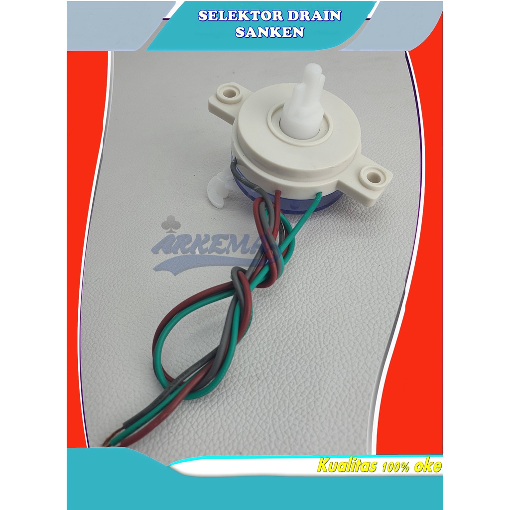 SELECTOR DRAIN MESIN CUCI SANKEN | TIMER PEMBUANGAN AIR MESIN CUCI SANKEN | DRAIN VALVE LEVEL | SELEKTOR SANKEN