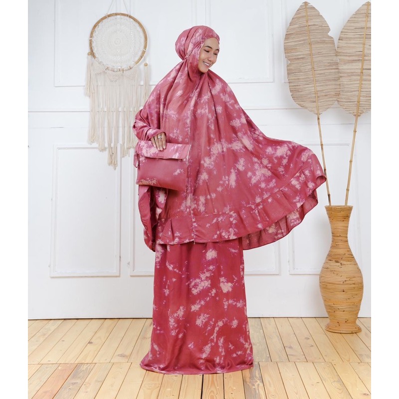 MUKENA KATUN RAYON JUMBO REMPEL