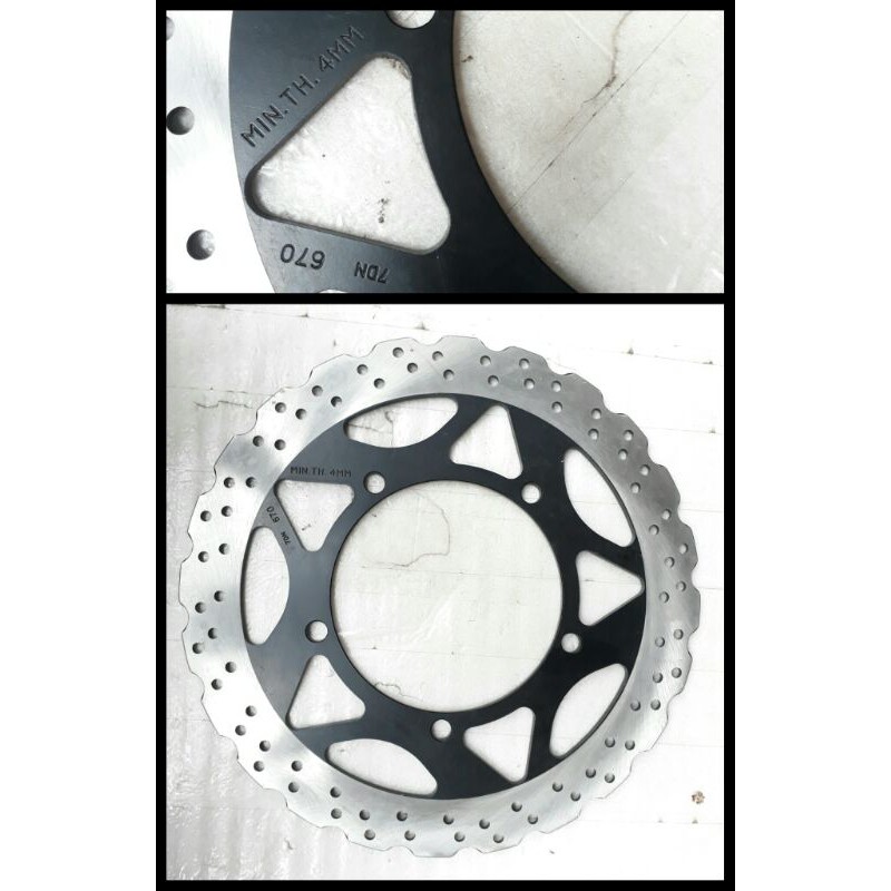 Disc Piringan Cakram Depan Lubang Baut 5 Kawasaki Ninja 250 FI Z250 SL RR Mono Asli ORI Original KGP