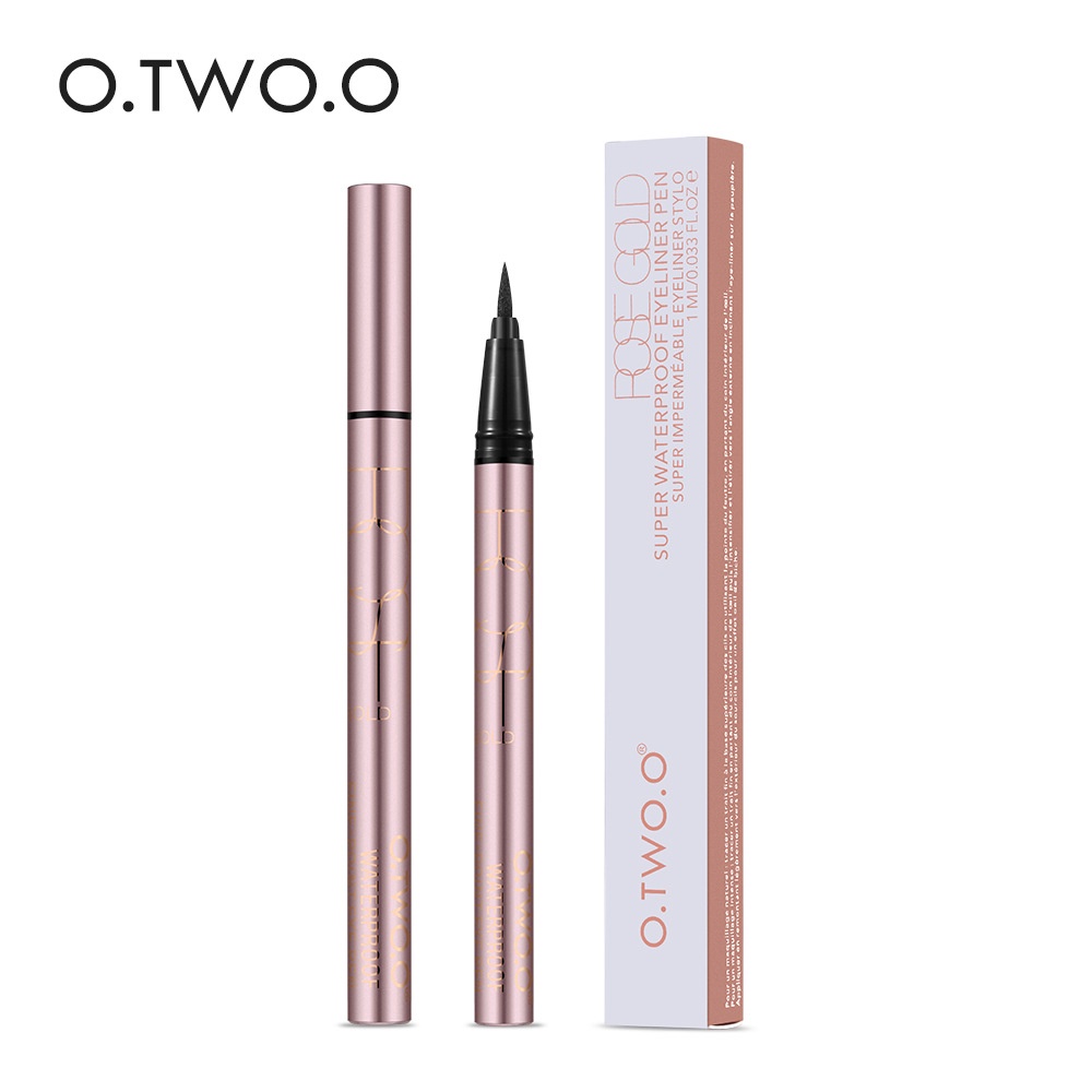 ORIGINAL O.TWO.O EYELINER PEN ROSE GOLD SERIES STYLO SUPER WATERPROOF EYELINER PEN 9112