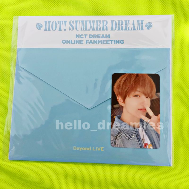 SEALED AR TICKET JISUNG HOT SUMMER DREAM BEYOND LIVE SET + PHOTOCARD / PC