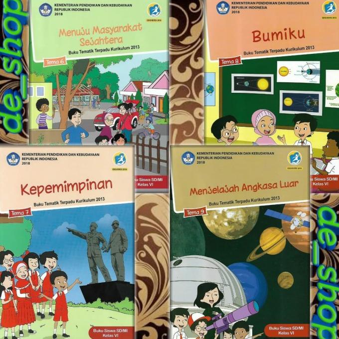 

BISA COD Buku Tematik SD Paket Kelas 6 Tema 6789