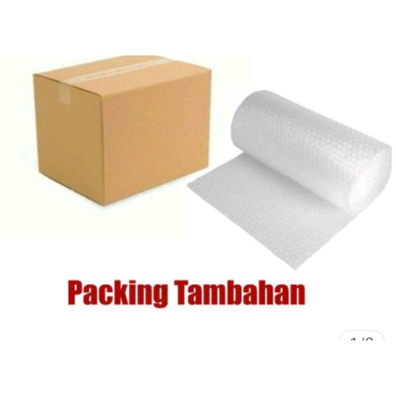 Buble wrap dan kotak untuk packing tambahan