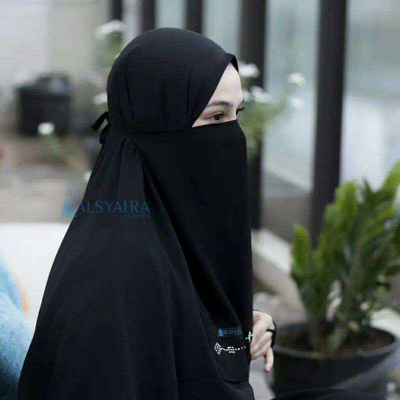 Cadar Tali Alhajr Sifon Jetblack Alsyahra Exclusive